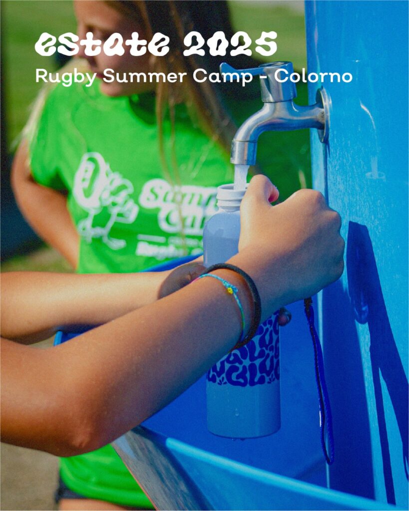 Il Fontanone Glu al Summer Camp 2025 del Rugby Colorno